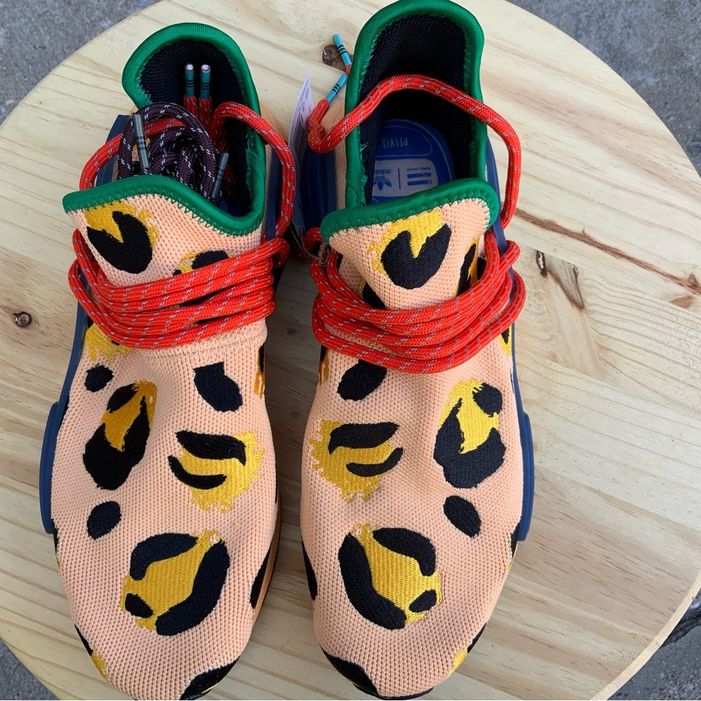 Men’s Adidas HU NMD ANIMAL PRINT AMBER size -M9/w10.5